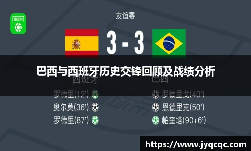 巴西与西班牙历史交锋回顾及战绩分析